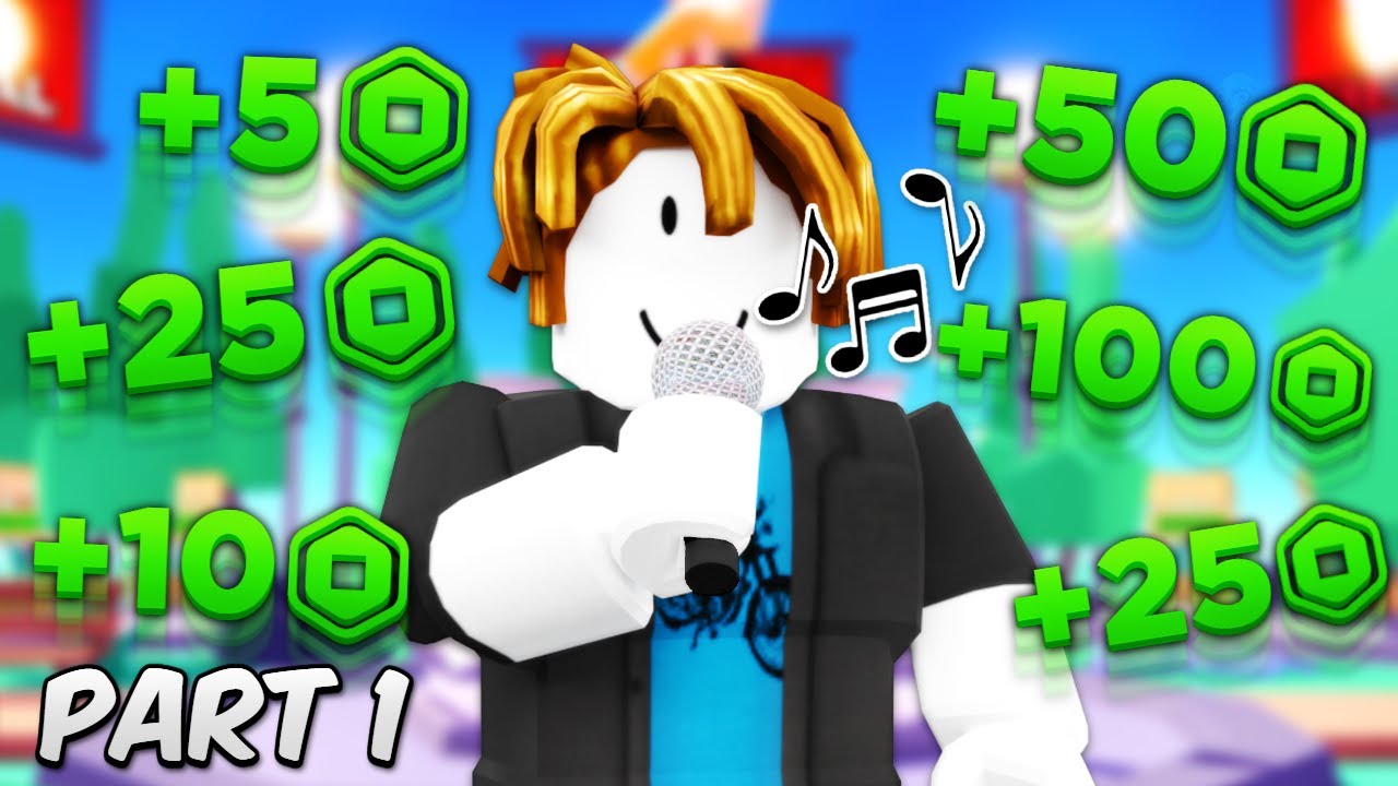 I Tried 0 To 10K Robux On An ALT | P1 (The Singing Effect)