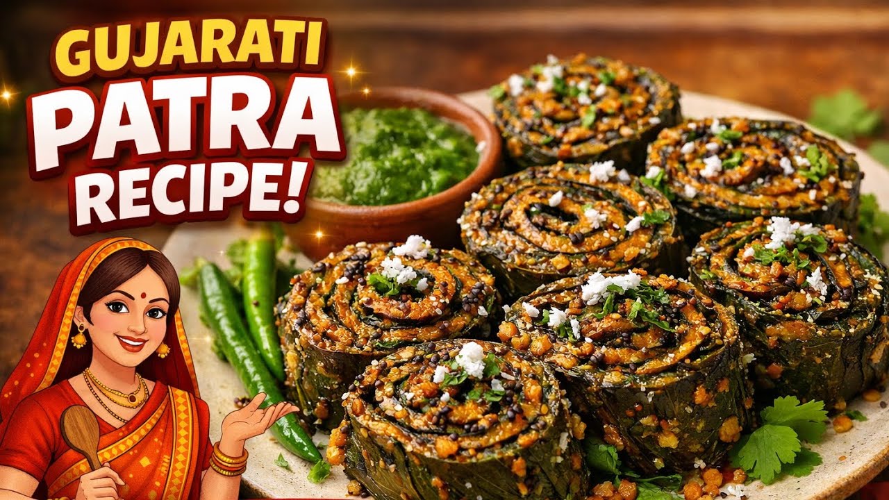Gujarati Patra recipe क्या आपने कभी इस तरह से बनाया है