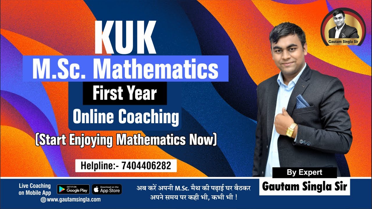 KUK MSc Mathematics Complete details and Syllabus Analysis by Expert of Mathematics Gautam Sir