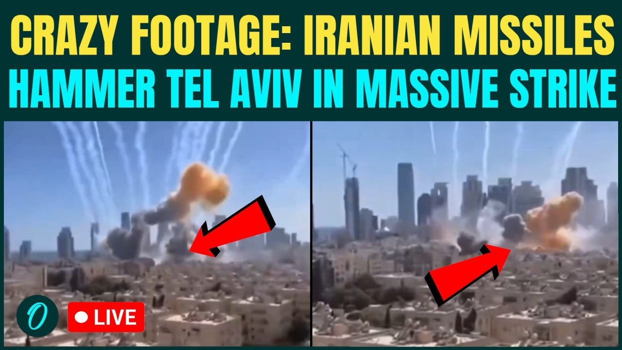 Tel Aviv Under Attack LIVE: Iran DESTROYED Israel&rsquo;s Iron Done? BALLISTIC Missiles Strike in BARRAGE