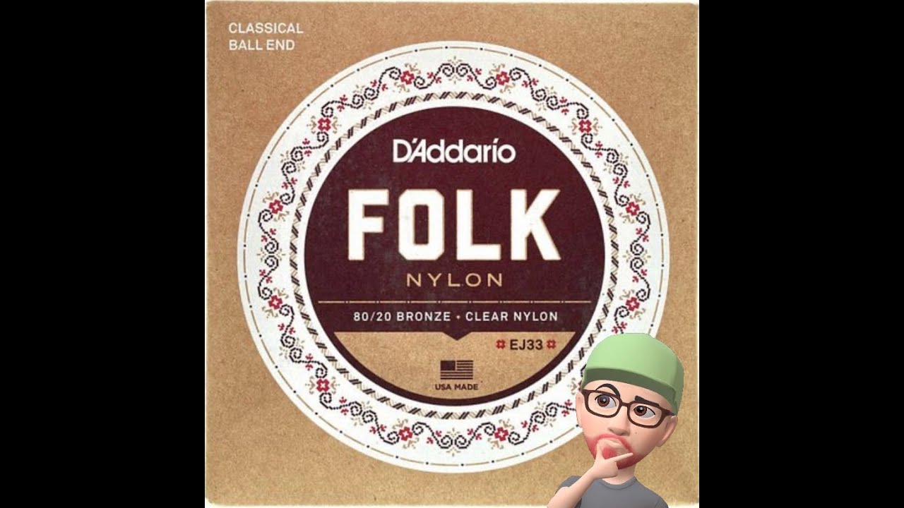 Des cordes nylon sur une guitare folk?