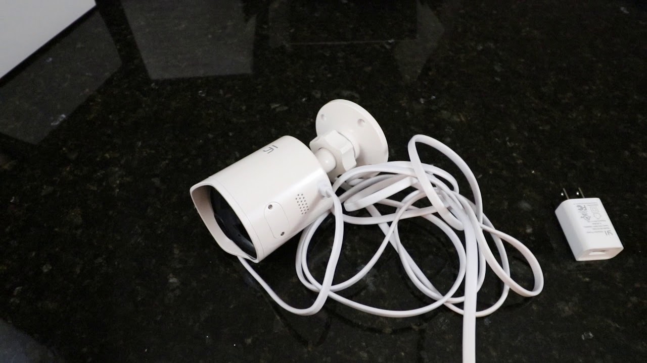 Распаковка, настройка и обзор наружной камеры видеонаблюдения YI 1080p