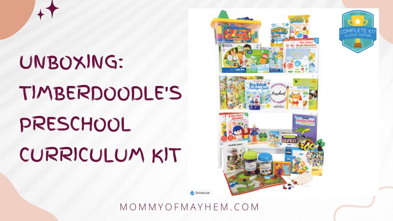 Unboxing Timberdoodle’s Preschool Complete Curriculum | Homeschooling Preschool