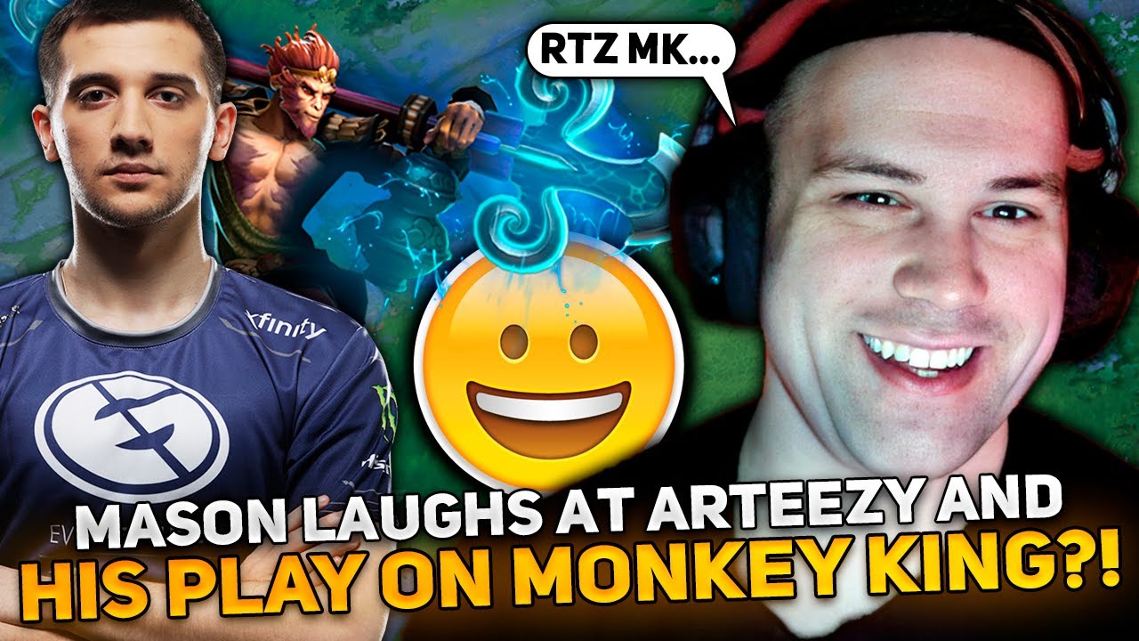 MASON laughs at ARTEEZY and HIS PLAY on MONKEY KING?! | MASAO plays on URSA CARRY in HIGH MMR!