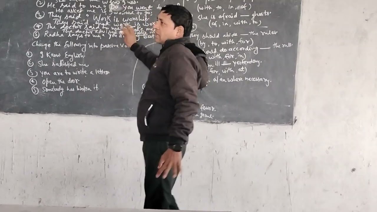 Crash course / English test paper/ English grammar, UHSS Baghini, Mohania 