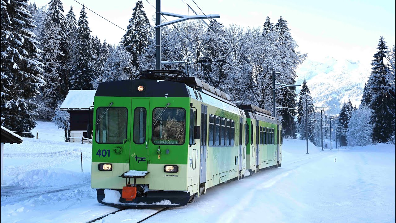 Switzerland  - TPC (Transports Publics du Chablais) - Chemin de fer Aigle - Sepey - Diablerets (ASD)