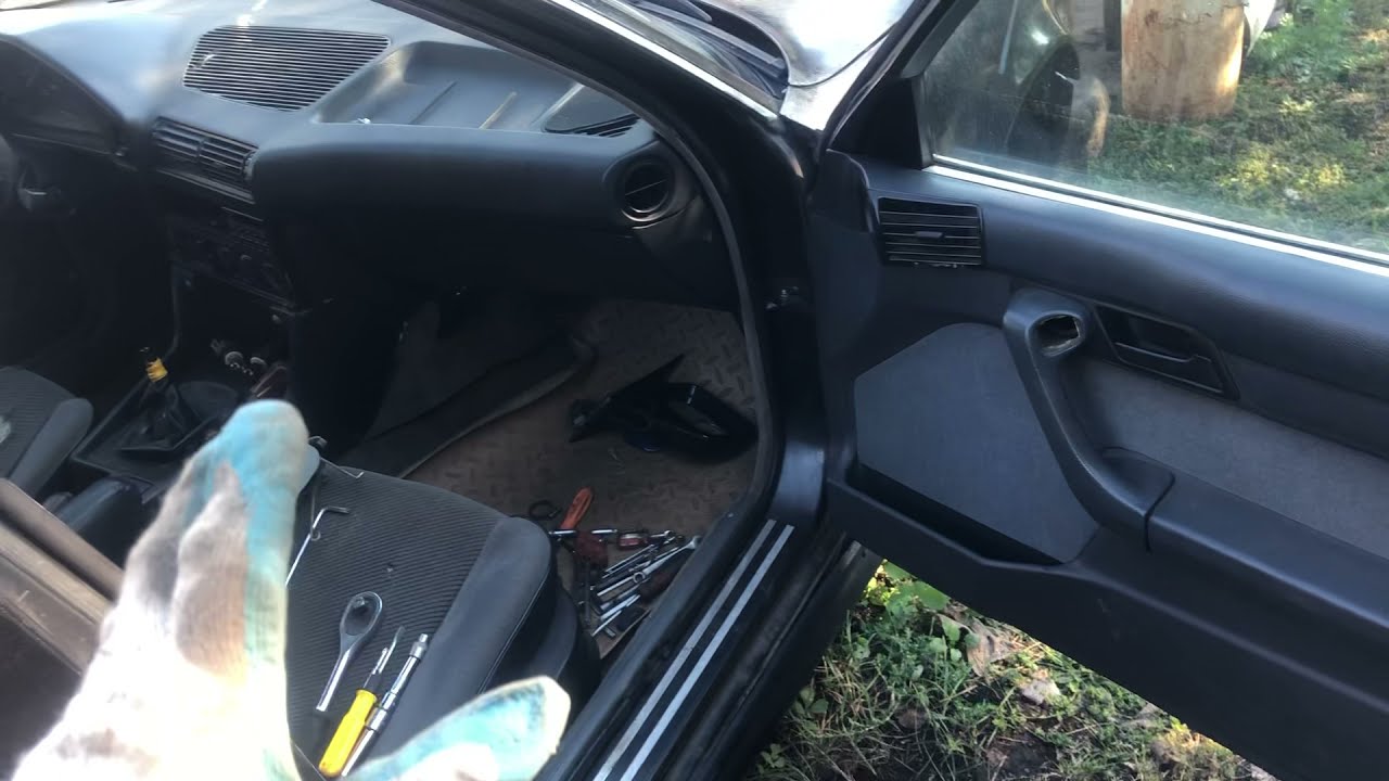 Как снять-поменять замок двери на автомобиле BMW e34