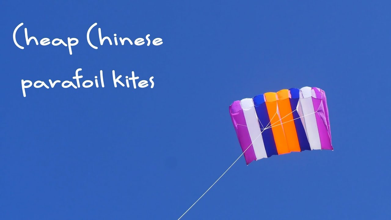 Cheap Chinese parafoil kites