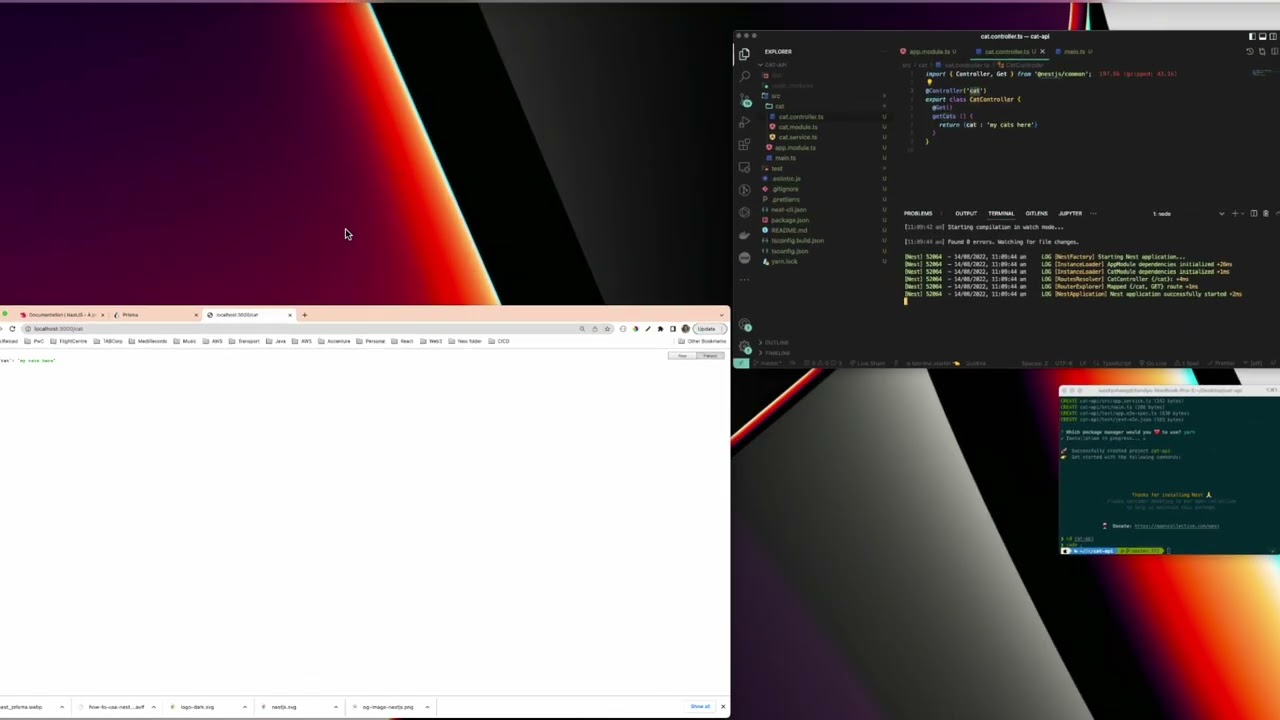 Buid Restful API from  scratch using nestjs prismajs