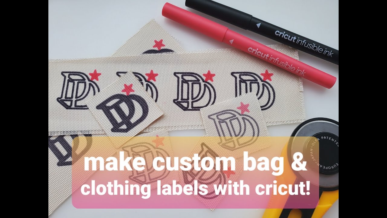 MAKE CUSTOM LABELS WITH CRICUT & INFUSIBLE INK