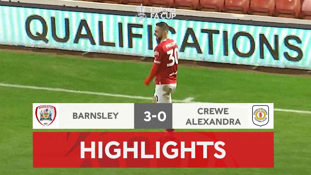 Cole & Phillips Send Barnsley Through | Barnsley 3-0 Crewe Alexandra | Emirates FA Cup 22-23
