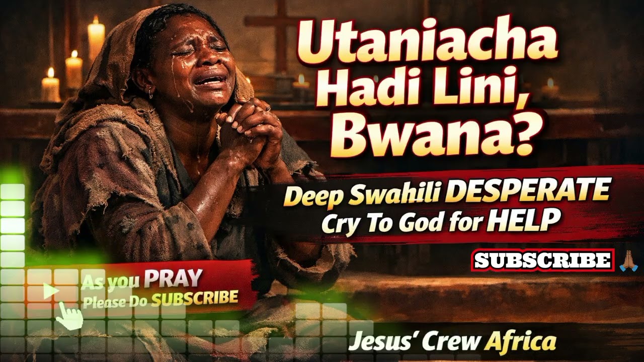 ' Utaniacha Hadi Lini, Bwana?' -DEEP SWAHILI DESPERATE CRY for HELP. #prayer #Swahiliworship #viral