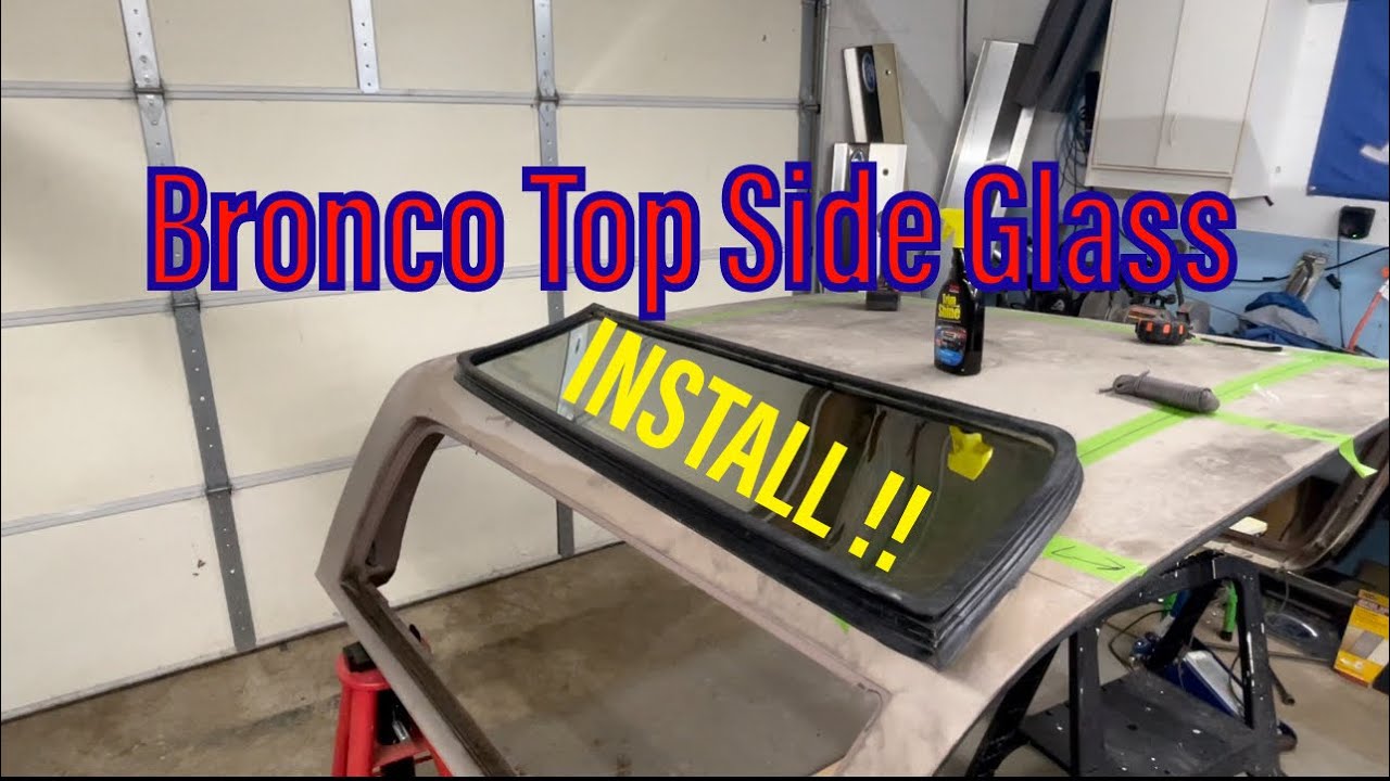 Как установить верхнее боковое стекло Ford Bronco | Ford Bronco 1992-1996