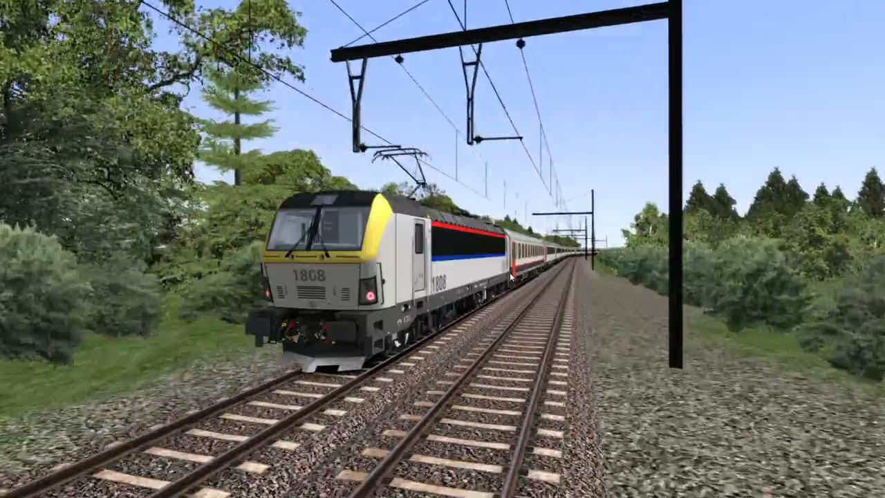 Train Simulator 2022 64BIT | NMBS SNCB I11BDx B A Sktrains |Eurosprinter HLE1808 | Belgium Rails 0.5
