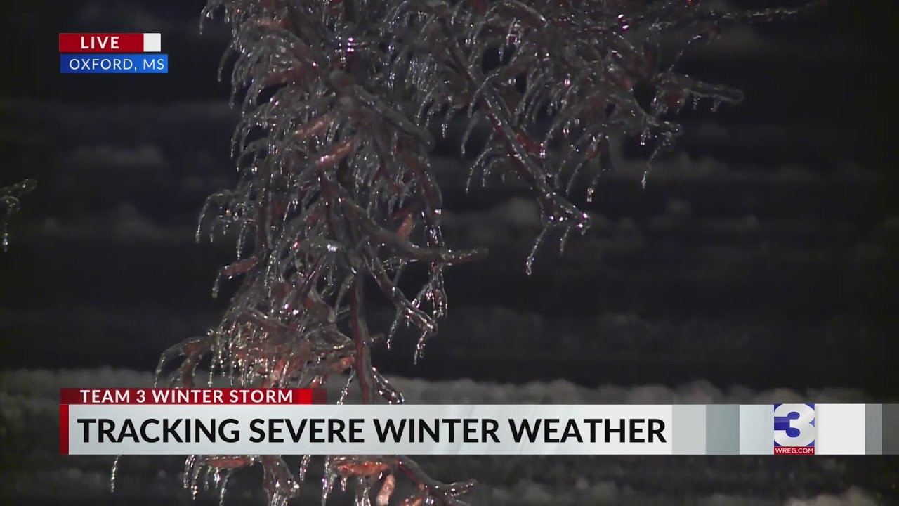 Ice becomes dangerous in MS; freezing rain causing blackouts