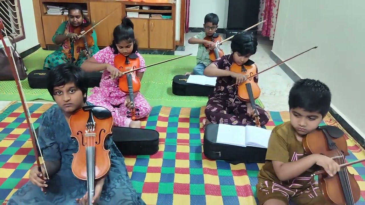 వయోలిన్ music ప్రాక్టీస్  🎻 
