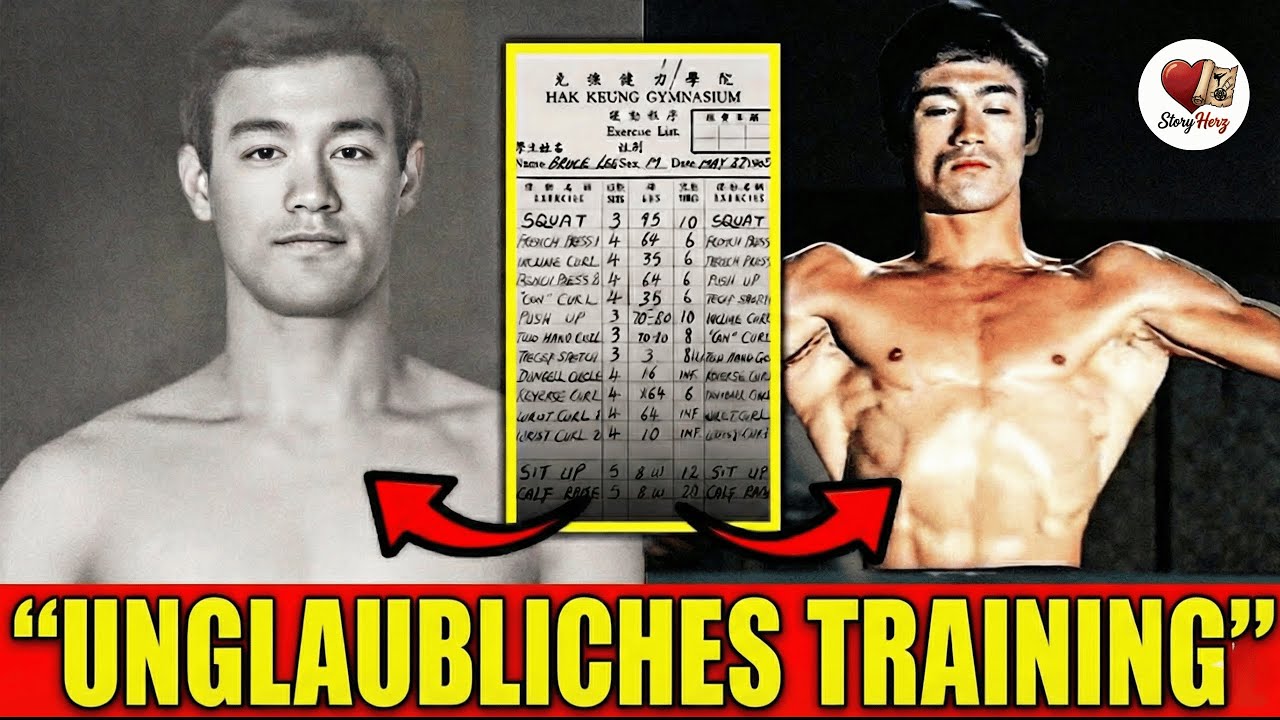 Bruce Lees 1965-Workout geht viral: Deshalb hob er NIE schwere Gewichte !