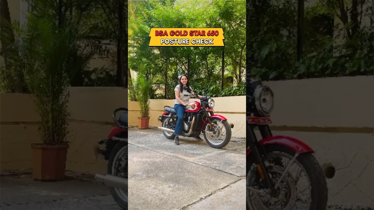 Riding posture check: BSA Gold Star 650 