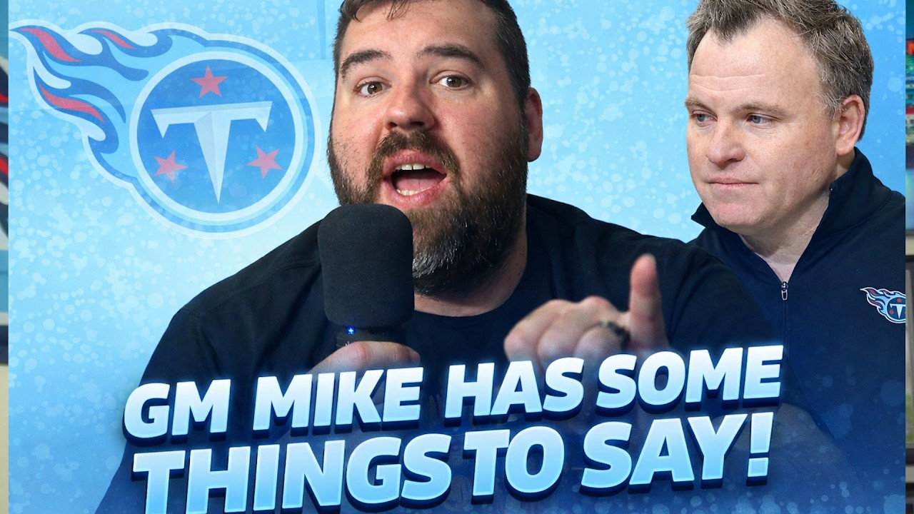 Tennessee Titans fan immediate reaction to Mike Borgonzi NFL Combine Presser!