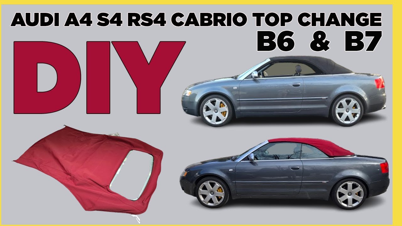 Audi A4 S4 RS4 B6 B7 Cabriolet – Soft Top Replacement Guide