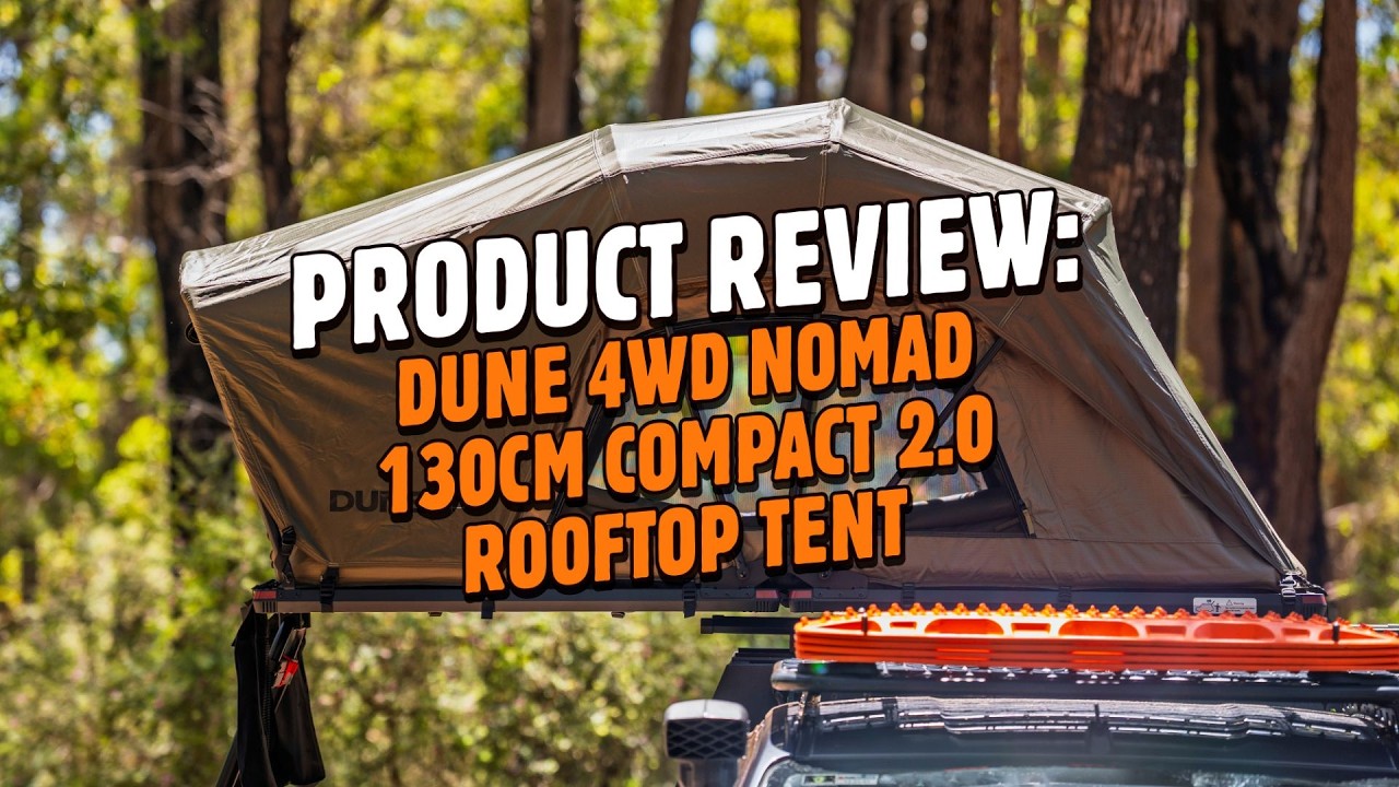 Dune 4WD Nomad 130cm Compact 2.0 Rooftop Tent