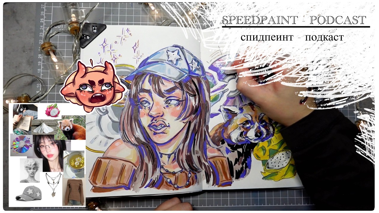 Спидпеинт - Челлендж / Подкаст - Референсы и тренды / Speedpaint / Podcast