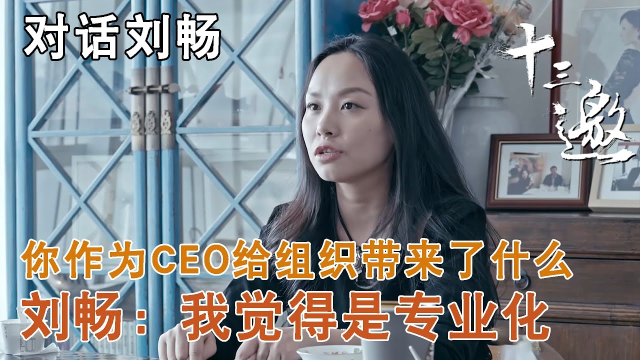 【对话刘畅】你作为CEO给组织带来了什么？刘畅：我觉得是专业化【十三邀第二季 Thirteen Talks Season2】