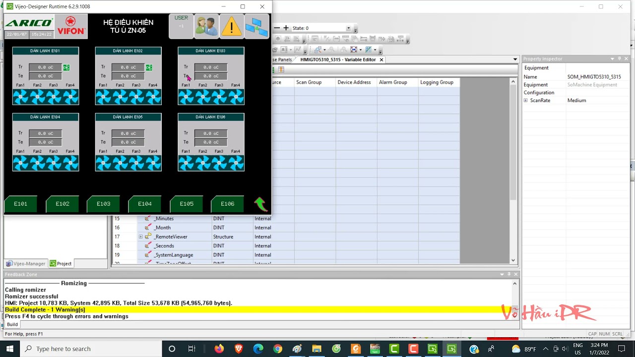 Simulate HMI PLC schneider | Machine Expert vs Vijeo designer