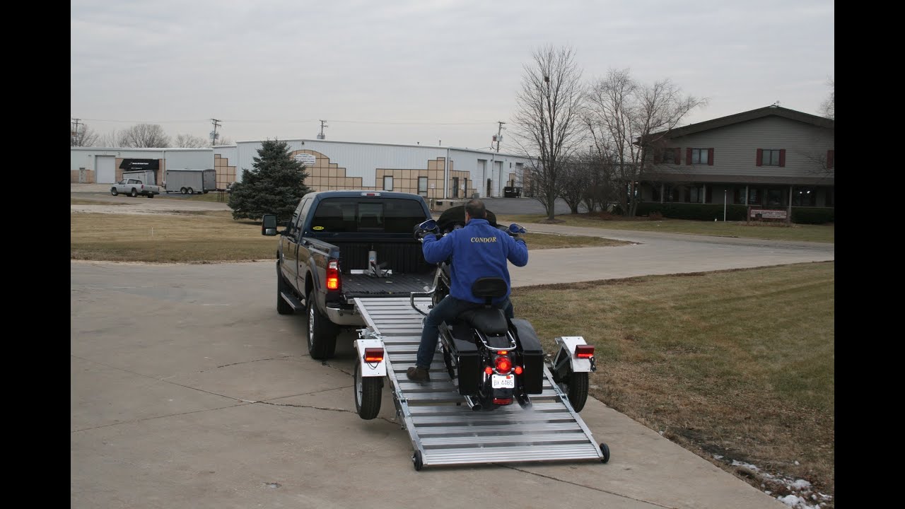 Condor T-Ramp Motorcycle Trailer