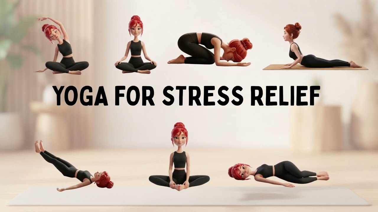 Yoga For Stress Relief  with Molly l Yoga for Mental Peace