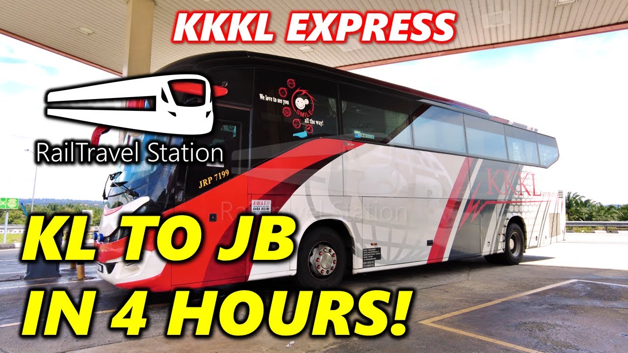 KL TO JB BUS IN 4 HOURS! 🇲🇾🚌 KKKL Express KL TBS Terminal Bersepadu Selatan→JB Larkin Sentral