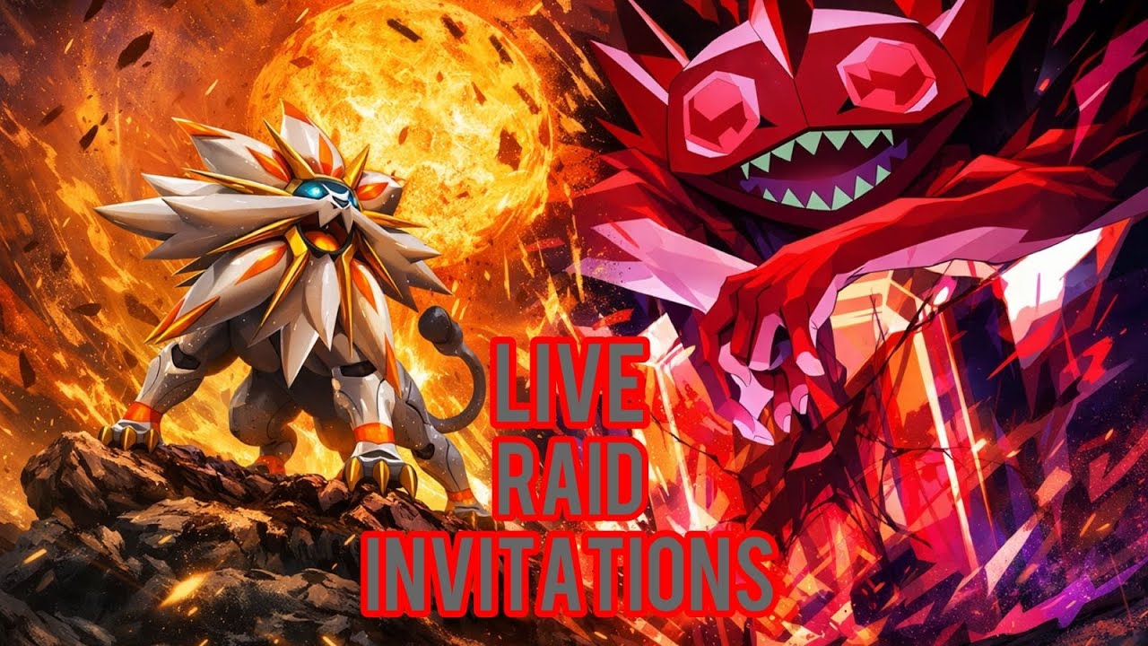 Live streaming of Poke-Himansh :- ⚔️ LIVE Solgaleo Raid Battles | Remote Joiners Welcome!