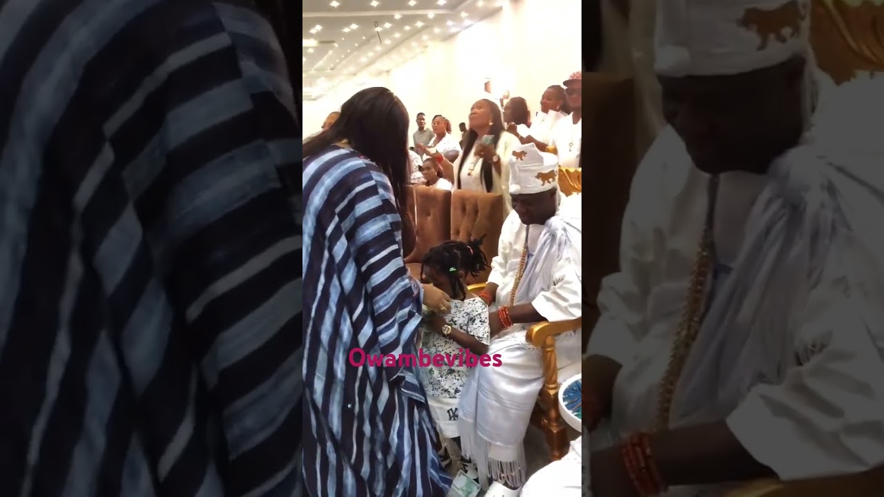 Ooni of Ife Oba Adeyeye Ogunwusi reunites with Queen Naomi and Prince Tadenikawo