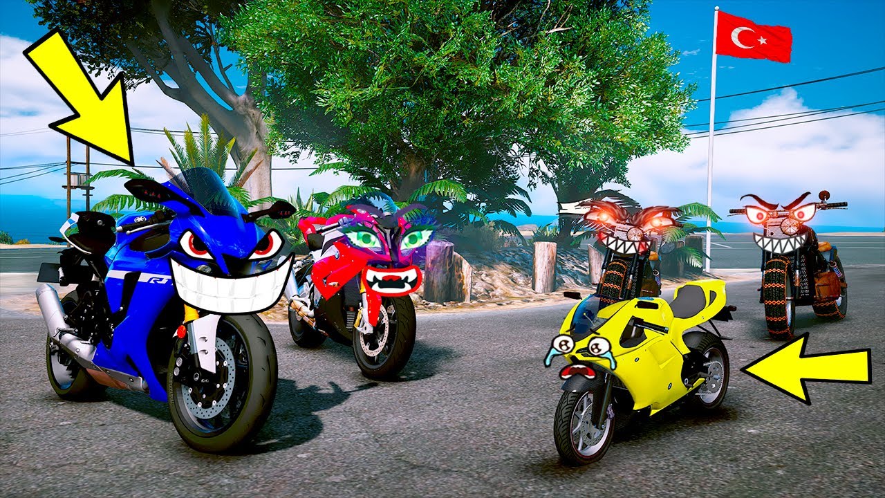 KÜÇÜK MOTOR BMW S1000RR KÖTÜ ÜVEY BABASIYLA TANIŞIYOR! 😭- GTA 5