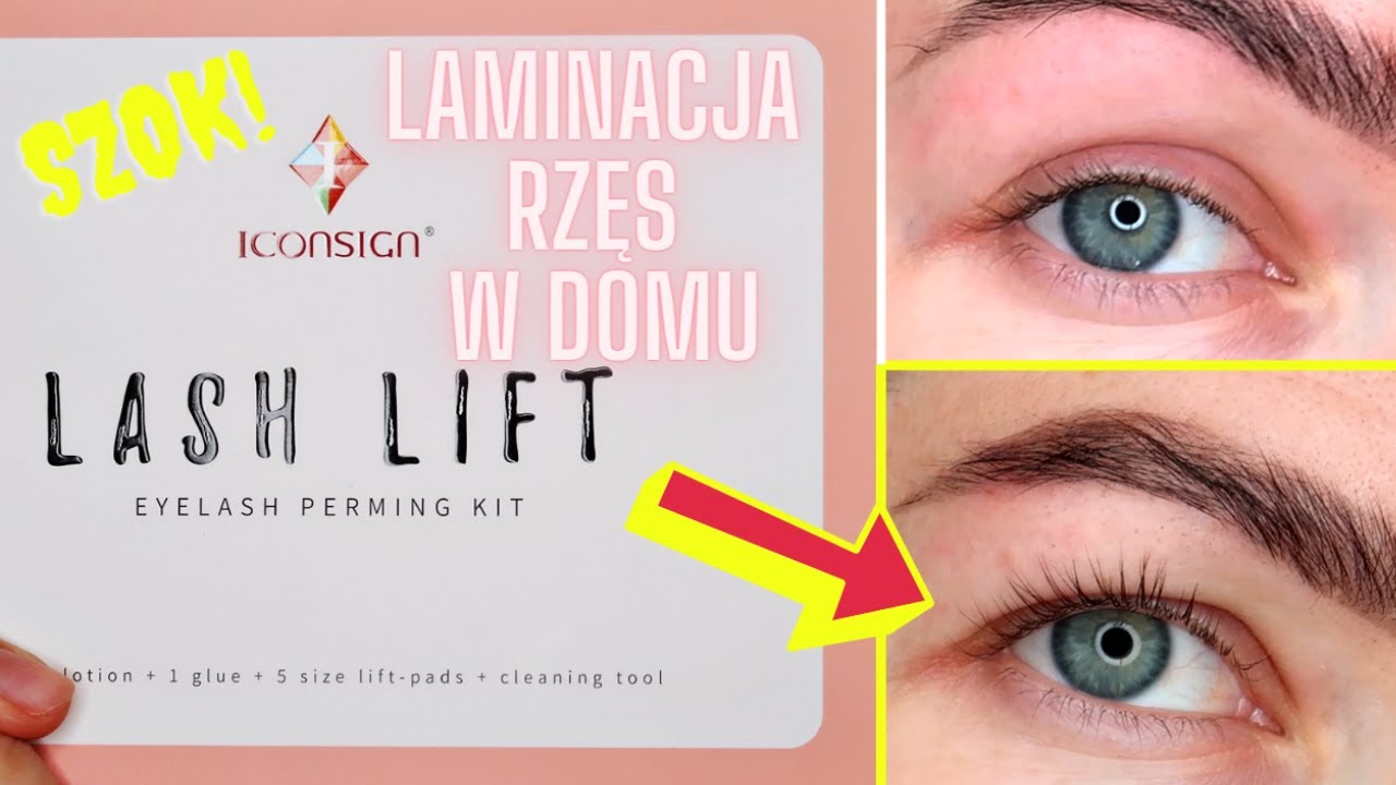 Laminacja Rzęs w Domu ! • ICOSIGN Lash Lift z Aliexpress • Zrobiłam To Sama 😮
