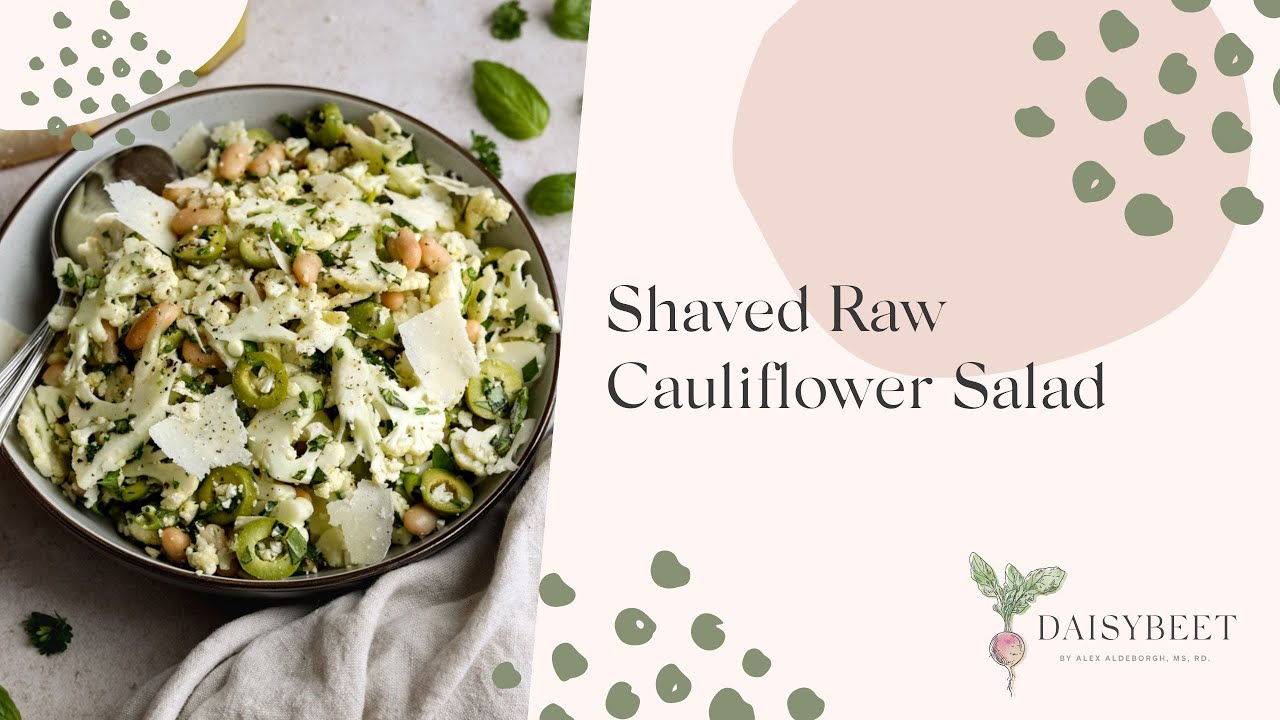 Raw Cauliflower Salad Recipe