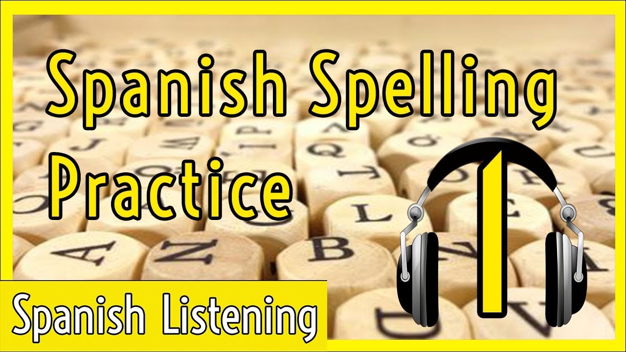 Spanish Listening Practice: Word Dictation 1
