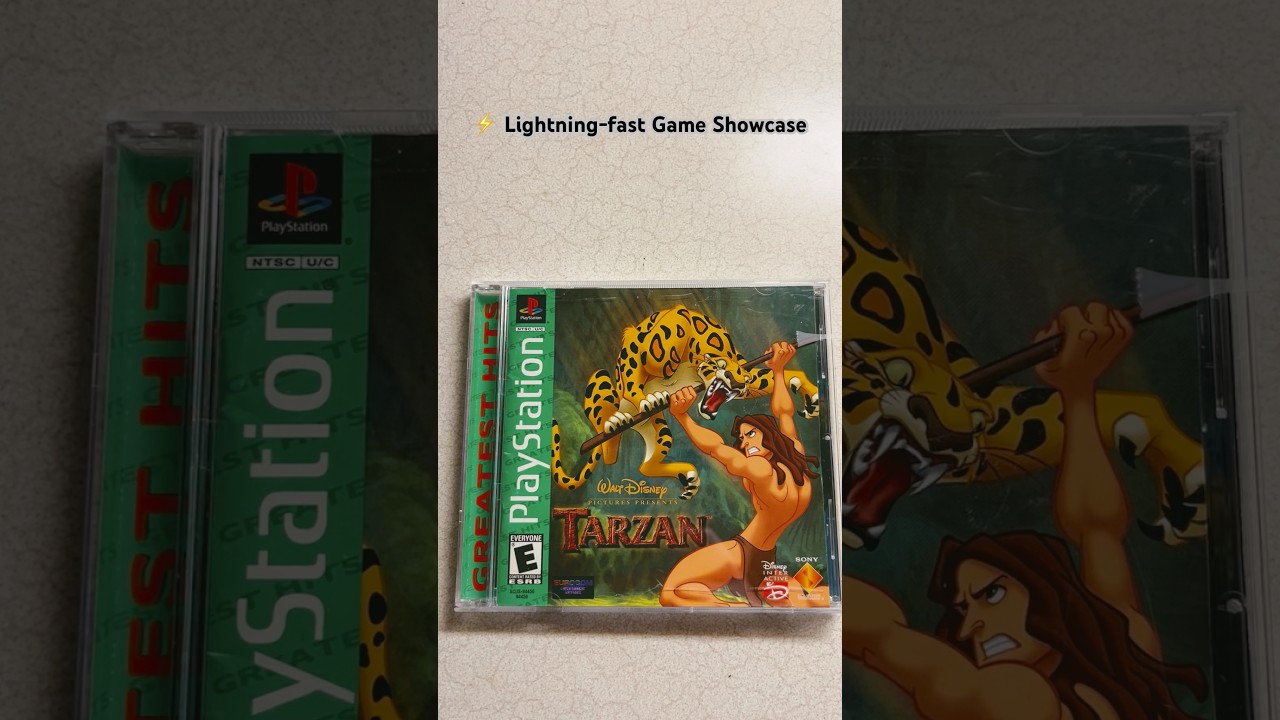 Tarzan for PS1! #gamecollection #retrogaming #ps1 #playstation #gaming