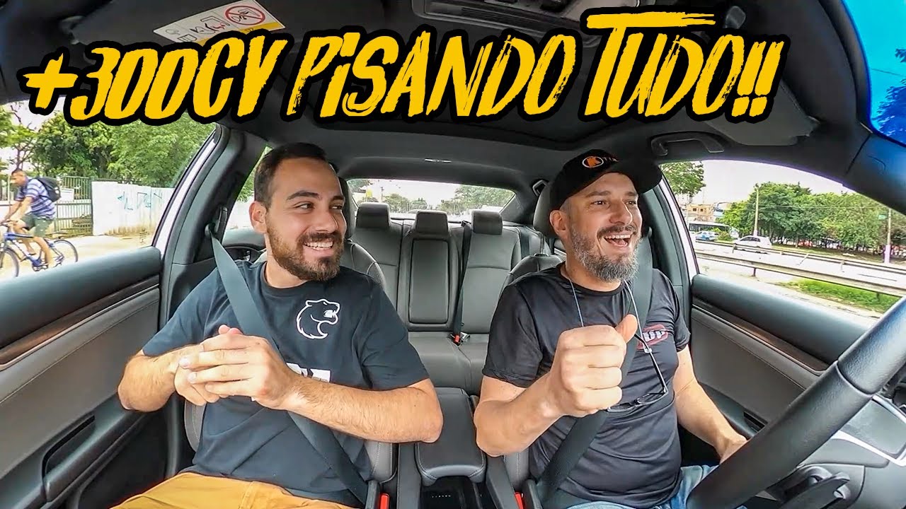 PRIMEIRA VEZ ANDANDO NO CIVIC TOURING STG3!🔥🚀MAIS FORTE DO BRASIL