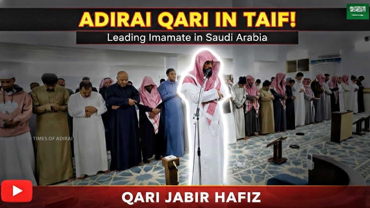 சவூதி தாயிஃப் நகரில் இமாமத் செய்யும் அதிரை காரி! #Qarijabir #times_of_adirai 