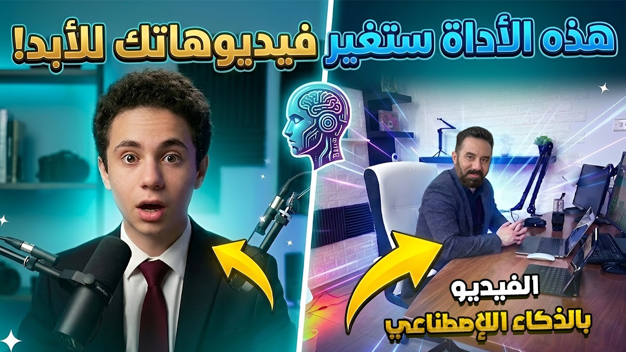 اعمل نسخة منك بالذكاء الاصطناعي تشتغل مكانك 24 ساعة (من غير فلوس) ! 😳🔥