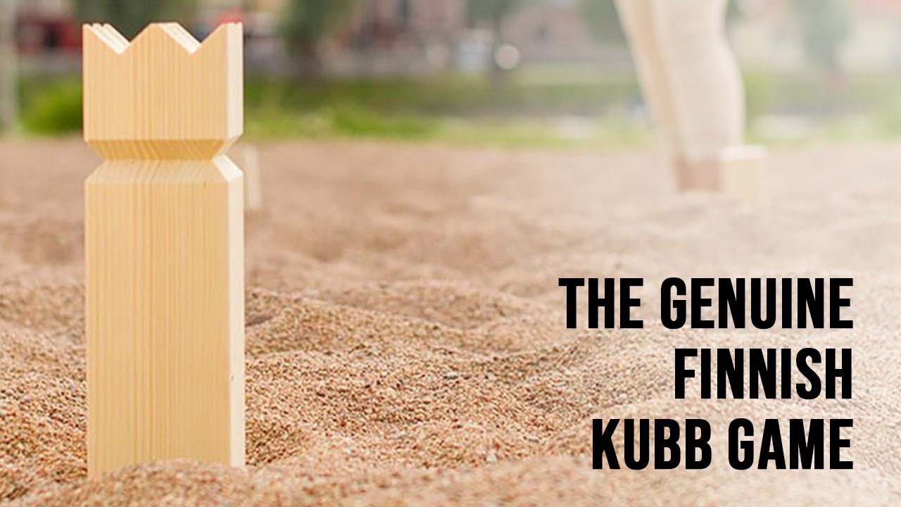 The Genuine Finnish Kubb Game