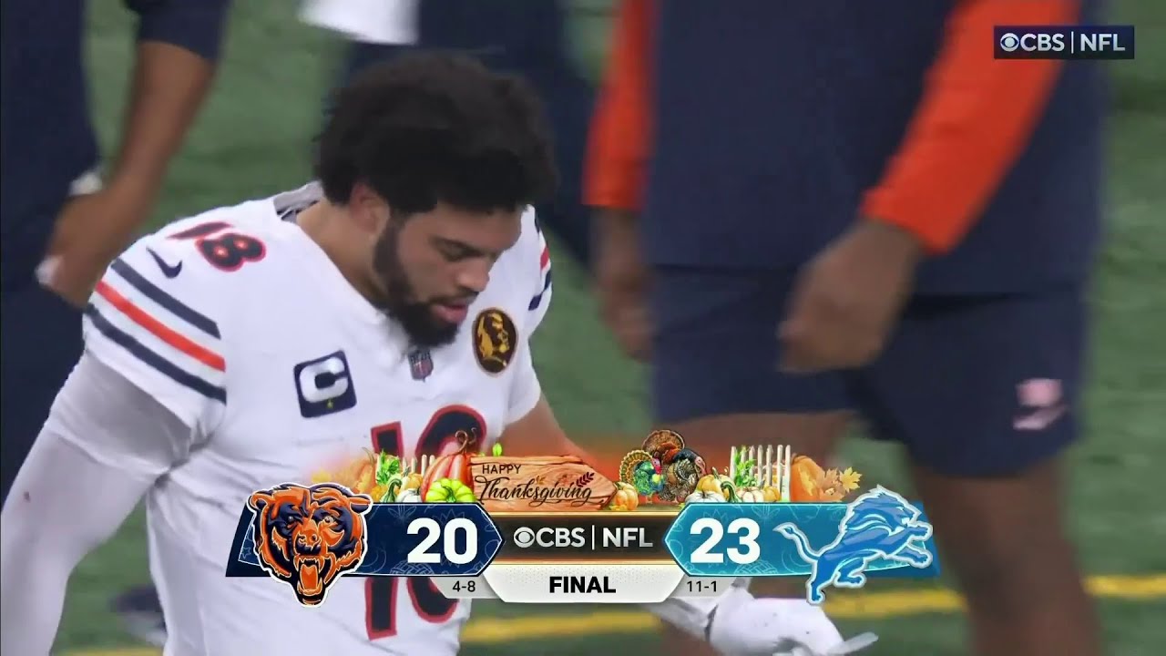 Bears Radio Broadcast of the Bears-Lions Ending | 2024 NFL Week 13