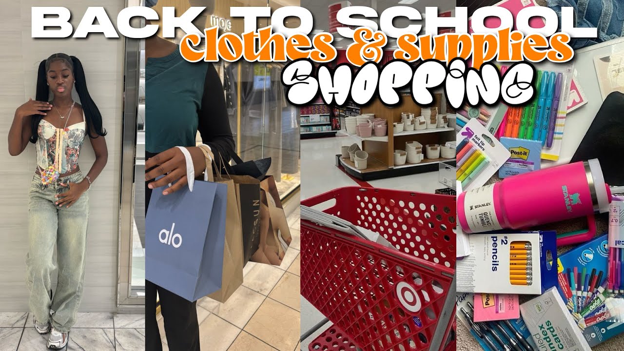 BACK TO SCHOOL CLOTHES & SUPPLIES SHOPPING | senior 26