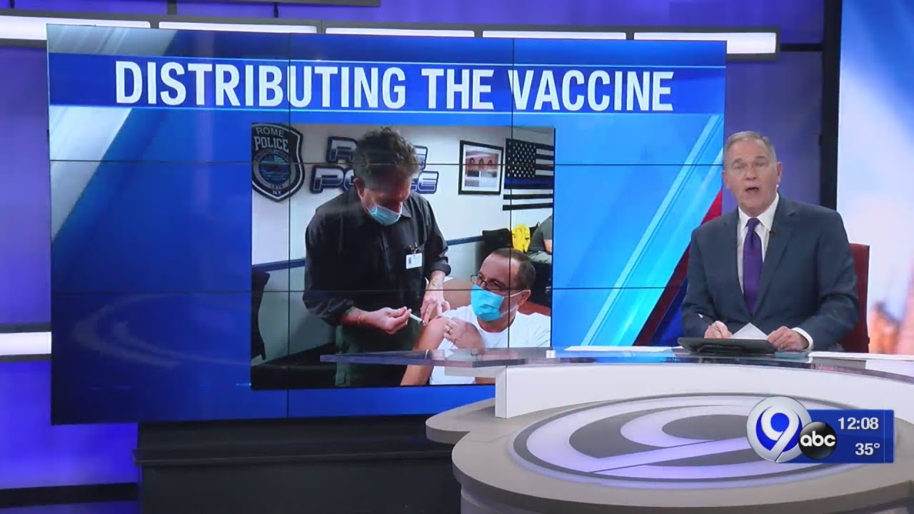 Rome Memorial Hospital vaccinates members of Rome Police Department