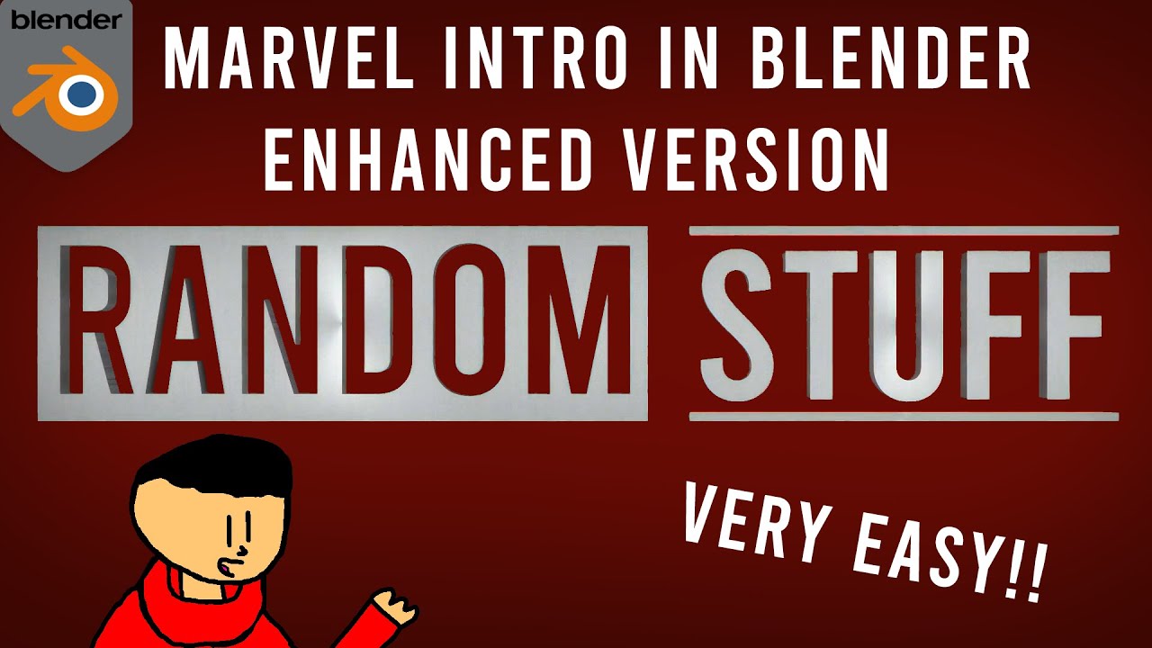 Blender Tutorial: How to make your own Marvel Intro ENHANCED VERSION