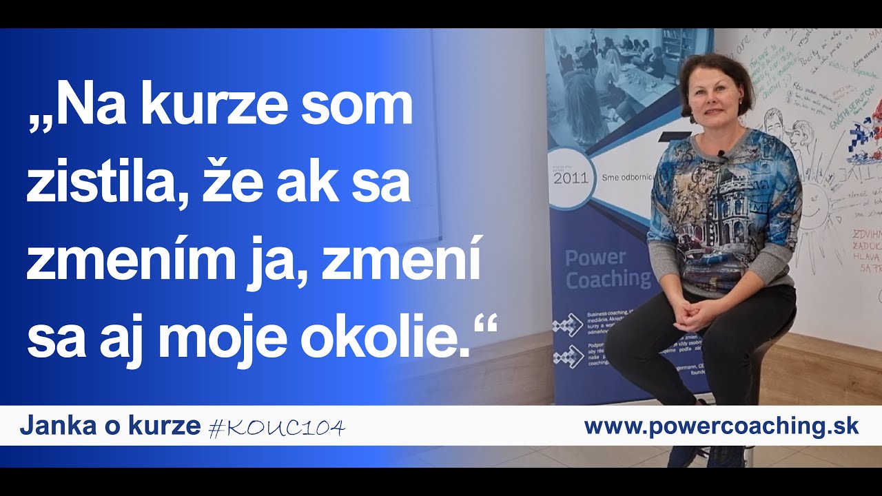 Absolventka Janka o kurze #KOUC104 | RECENZIA | Power Coaching