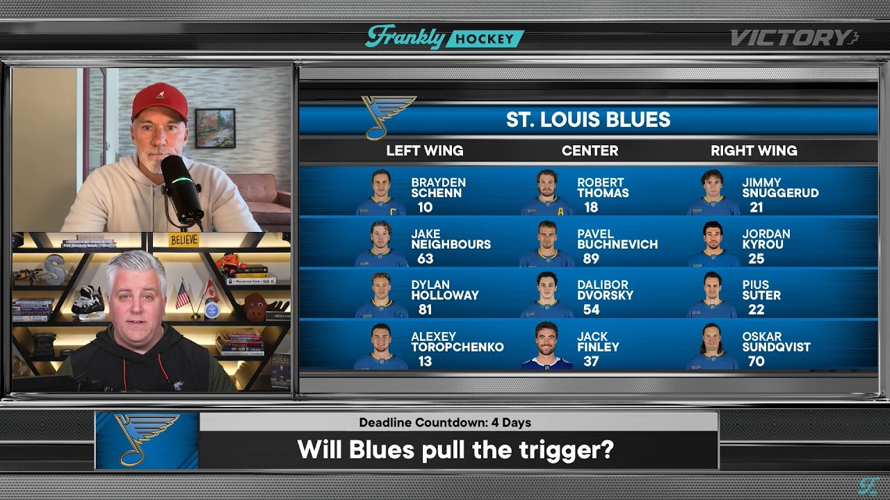NHL Trade Deadline Countdown: Will Blues Pull the Trigger? | Frankly Hockey