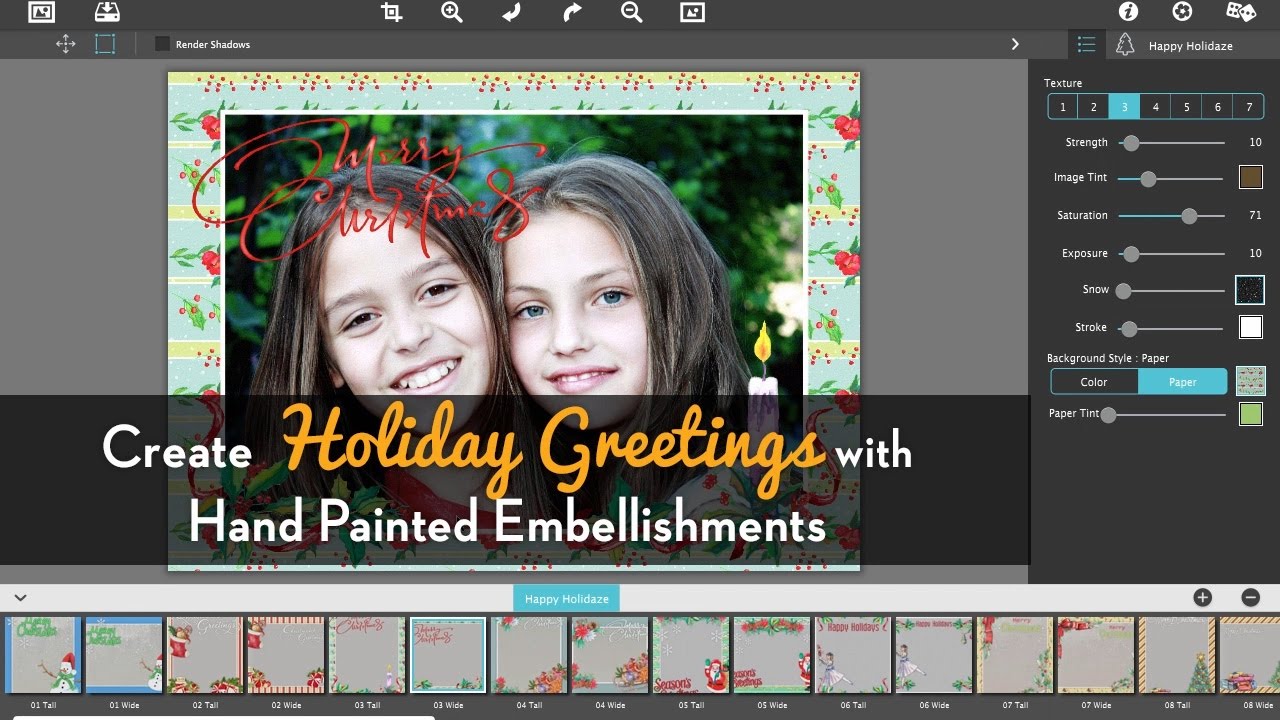 Happy Holidaze - Create Holiday Greetings