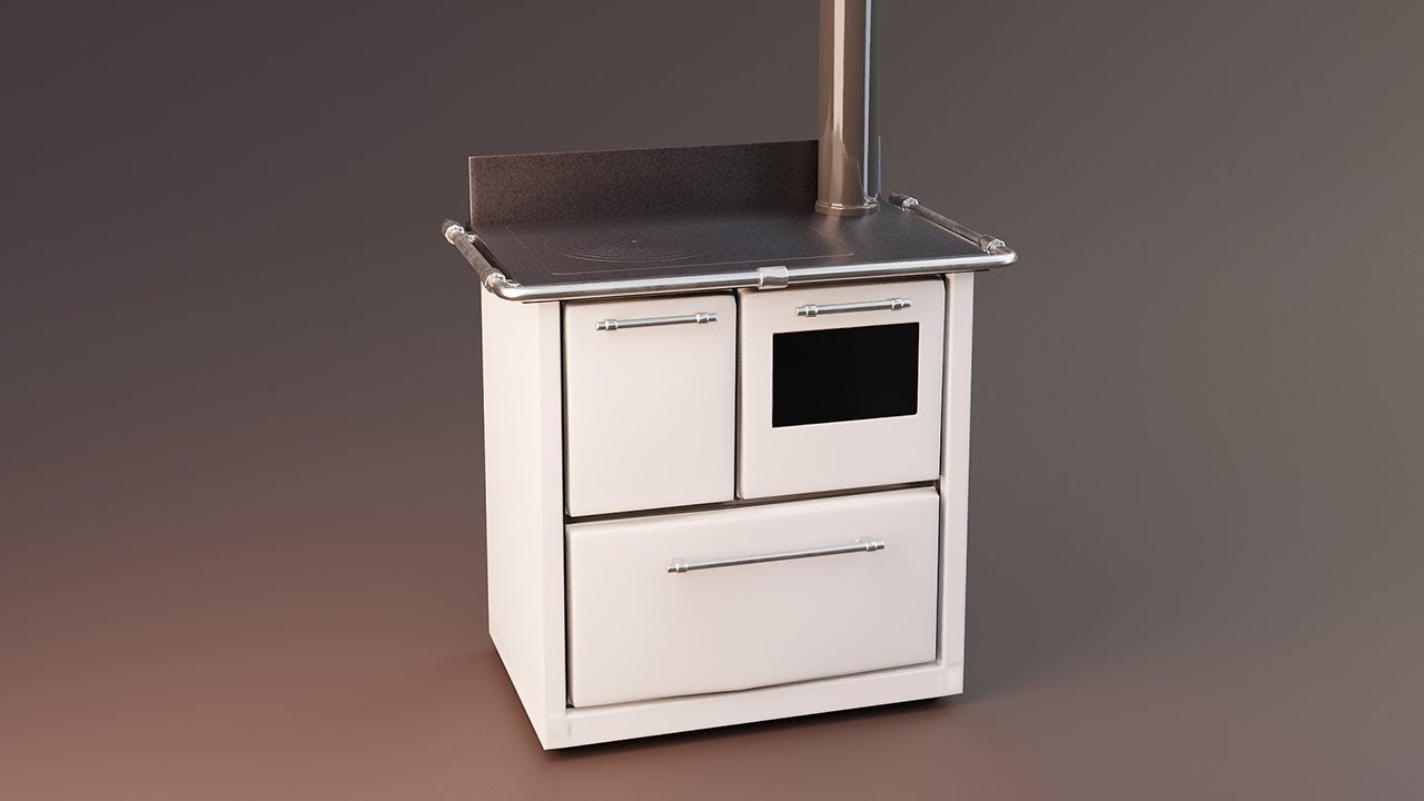 Stove Putage Low Poly